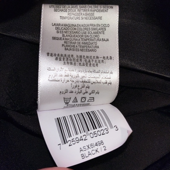 EUC! Max and Cleo size 2 black satin and lace with beautiful button up detail. - Picture 5 of 10